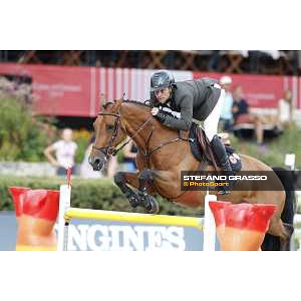 LGCT of Berlin - Class 2 - Daniel Bluman (ISR) on Bacara d Archonfosse - Berlin, Sommergarten, 27 July 2018 - ph.Stefano Grasso/LGCT
