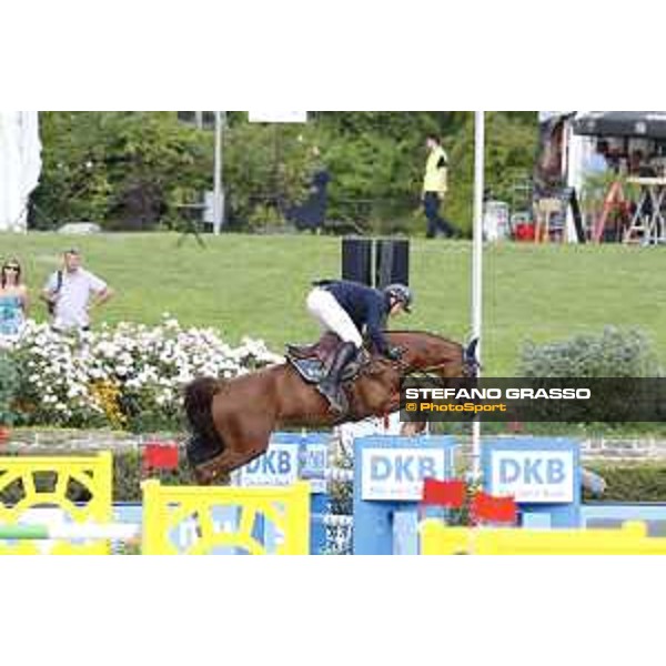 LGCT of Berlin - Class 2 - Felix Hassmann (GER) on Balzaci - Berlin, Sommergarten, 27 July 2018 - ph.Stefano Grasso/LGCT