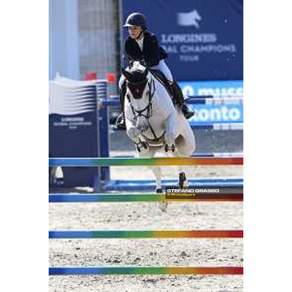 LGCT of Berlin - Class 6 - Georgina Bloomberg (USA) on Manodie II H - Berlin, Sommergarten, 29 July 2018 - ph.Mario Grassia/LGCT