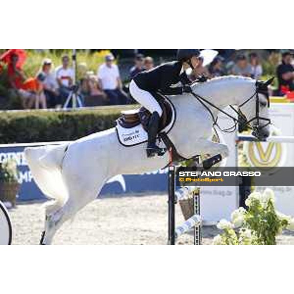 LGCT of Berlin - Class 6 - Georgina Bloomberg (USA) on Manodie II H - Berlin, Sommergarten, 29 July 2018 - ph.Mario Grassia/LGCT