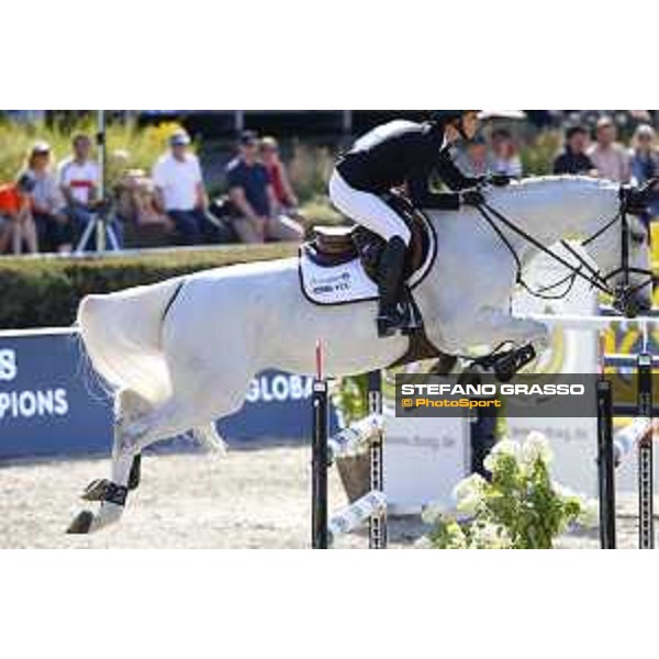 LGCT of Berlin - Class 6 - Georgina Bloomberg (USA) on Manodie II H - Berlin, Sommergarten, 29 July 2018 - ph.Mario Grassia/LGCT