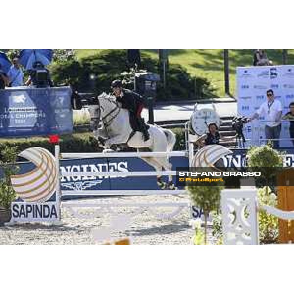 LGCT of Berlin - Class 6 - Emanuele Gaudiano on Caspar 232 - Berlin, Sommergarten, 29 July 2018 - ph.Mario Grassia/LGCT