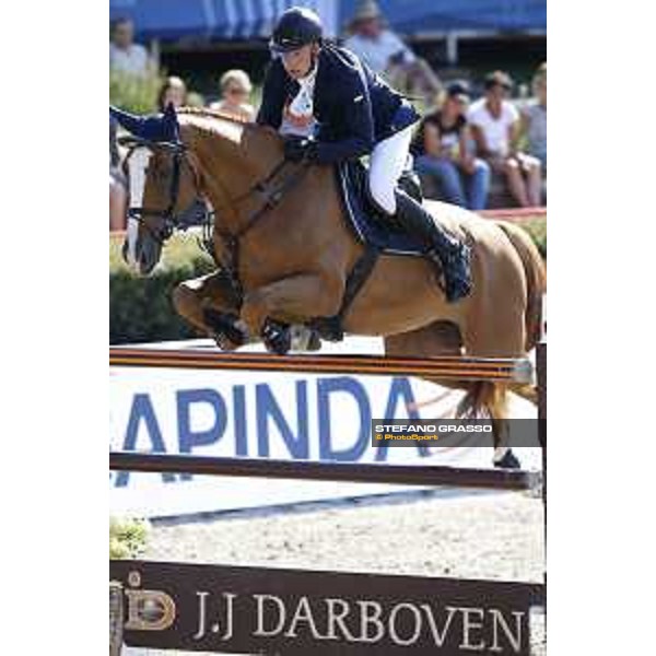 LGCT of Berlin - Class 6 - Mario Stevens (GER) on Talisman de Mazure - Berlin, Sommergarten, 29 July 2018 - ph.Mario Grassia/LGCT