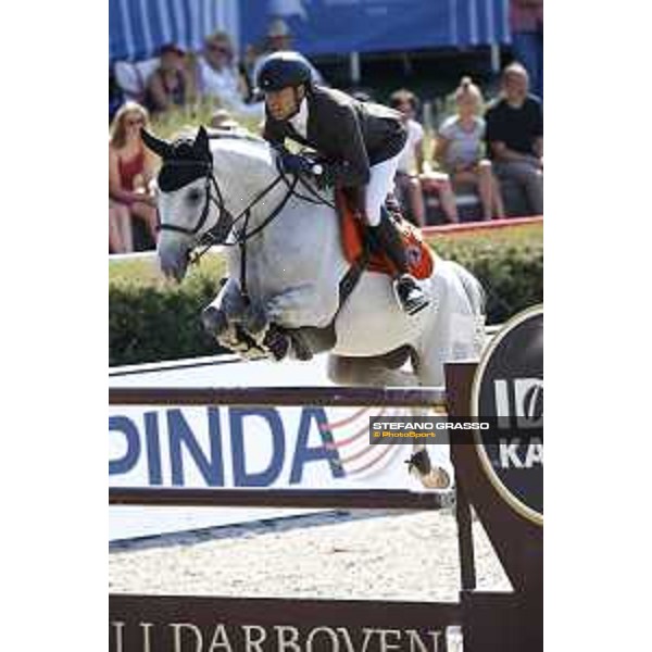 LGCT of Berlin - Class 6 - Simon Delestre (FRA) on Filou Carlo Zimequest - Berlin, Sommergarten, 29 July 2018 - ph.Mario Grassia/LGCT
