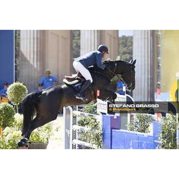 LGCT of Berlin - Class 6 - Romain Duguet (SUI) on Ubiana d\'Albain - Berlin, Sommergarten, 29 July 2018 - ph.Mario Grassia/LGCT