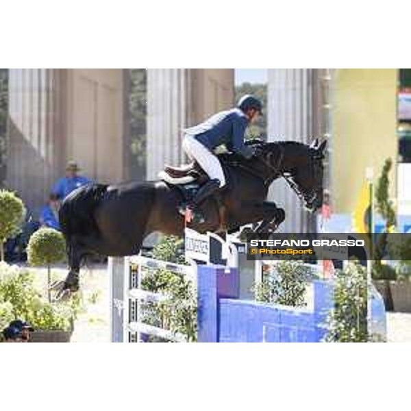 LGCT of Berlin - Class 6 - Romain Duguet (SUI) on Ubiana d\'Albain - Berlin, Sommergarten, 29 July 2018 - ph.Mario Grassia/LGCT