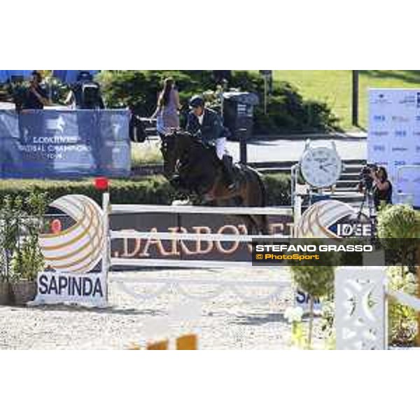 LGCT of Berlin - Class 6 - Romain Duguet (SUI) on Ubiana d\'Albain - Berlin, Sommergarten, 29 July 2018 - ph.Mario Grassia/LGCT