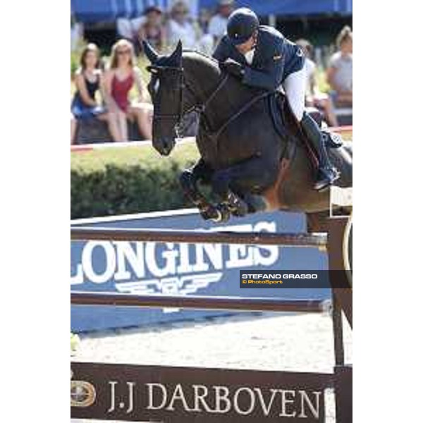 LGCT of Berlin - Class 6 - Romain Duguet (SUI) on Ubiana d\'Albain - Berlin, Sommergarten, 29 July 2018 - ph.Mario Grassia/LGCT
