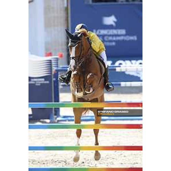 LGCT of Berlin - Class 6 - Yuri Mansur (BRA) on Opium du Soufflet CH - Berlin, Sommergarten, 29 July 2018 - ph.Mario Grassia/LGCT