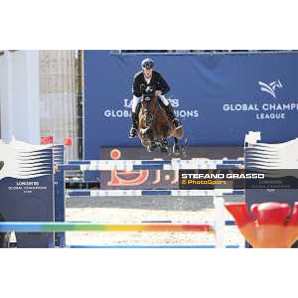 LGCT of Berlin - Class 6 - Marcus Ehning (GER) on Comme il Faut - Berlin, Sommergarten, 29 July 2018 - ph.Mario Grassia/LGCT