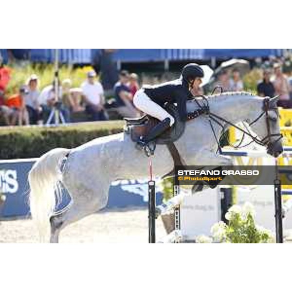 LGCT of Berlin - Class 6 - Megane Moissonier (FRA) on Umours Batilly - Berlin, Sommergarten, 29 July 2018 - ph.Mario Grassia/LGCT