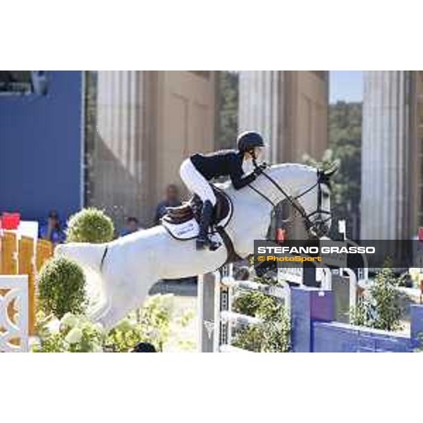 LGCT of Berlin - Class 6 - Georgina Bloomberg (USA) on Manodie II H - Berlin, Sommergarten, 29 July 2018 - ph.Mario Grassia/LGCT