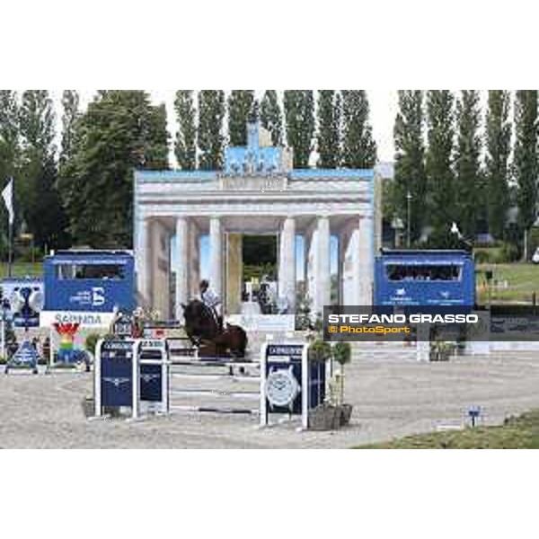 LGCT of Berlin - Class 1 - Rolf Goran Bengtsson (SWE) on Crunch - Berlin, Sommergarten, 27 July 2018 - ph.Stefano Grasso/LGCT