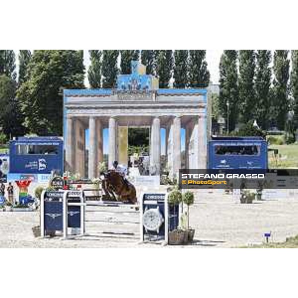 LGCT of Berlin - Class 1 - Daniel Deusser (GER) on Calisto Blue - Berlin, Sommergarten, 27 July 2018 - ph.Stefano Grasso/LGCT