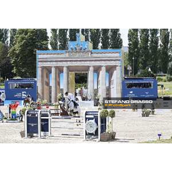 LGCT of Berlin - Class 1 - Emil Hallundbaek (DEN) on Jasmin Af Hagalund - Berlin, Sommergarten, 27 July 2018 - ph.Stefano Grasso/LGCT