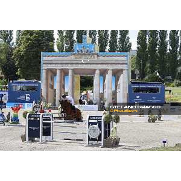 LGCT of Berlin - Class 1 - Markus Brinkmann on Pikeur Quick Fire - Berlin, Sommergarten, 27 July 2018 - ph.Stefano Grasso/LGCT