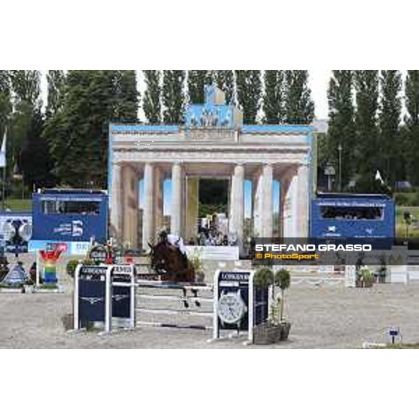 LGCT of Berlin - Class 1 - Eduardo Alvarez Aznar (ESP) on Rokfeller de Pleville Bois Margot - Berlin, Sommergarten, 27 July 2018 - ph.Stefano Grasso/LGCT