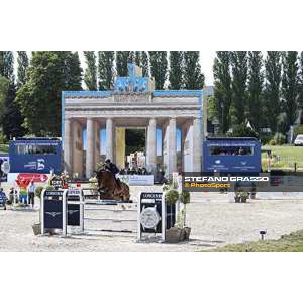LGCT of Berlin - Class 1 - Cameron Hanley (IRL) on Theoreme du Desir - Berlin, Sommergarten, 27 July 2018 - ph.Stefano Grasso/LGCT