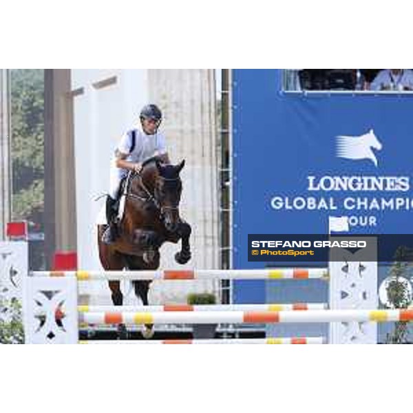 LGCT of Berlin - Class 1 - Rolf Goran Bengtsson (SWE) on Crunch - Berlin, Sommergarten, 27 July 2018 - ph.Stefano Grasso/LGCT