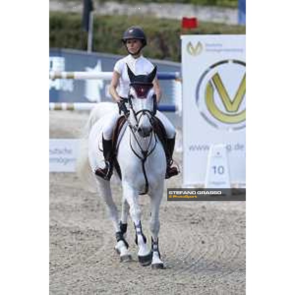 LGCT of Berlin - Class 1 - Georgina Bloomberg (USA) on Manodie II H - Berlin, Sommergarten, 27 July 2018 - ph.Stefano Grasso/LGCT