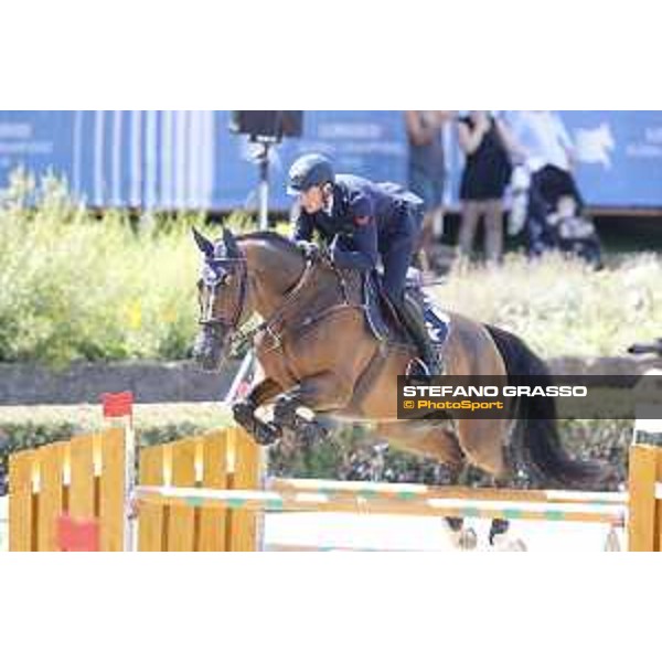 LGCT of Berlin - Class 1 - Lorenzo de Luca (ITA) on Ensor de Litrange XII - Berlin, Sommergarten, 27 July 2018 - ph.Stefano Grasso/LGCT