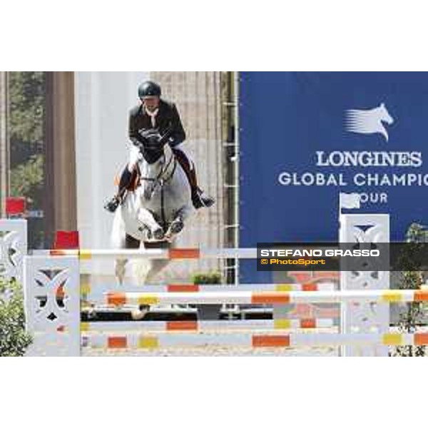 LGCT of Berlin - Class 1 - Simon Delestre (FRA) on Filou Carlo Zimequest - Berlin, Sommergarten, 27 July 2018 - ph.Stefano Grasso/LGCT