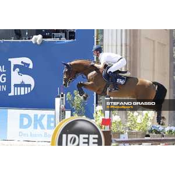 LGCT of Berlin - Class 1 - Daniel Deusser (GER) on Calisto Blue - Berlin, Sommergarten, 27 July 2018 - ph.Stefano Grasso/LGCT