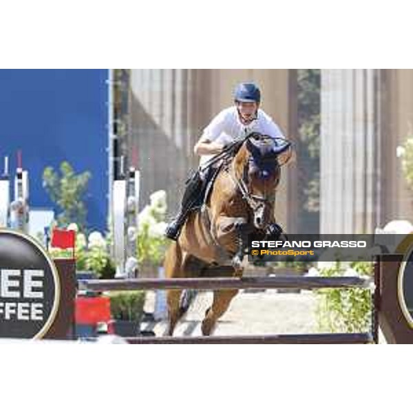 LGCT of Berlin - Class 1 - Daniel Deusser (GER) on Calisto Blue - Berlin, Sommergarten, 27 July 2018 - ph.Stefano Grasso/LGCT
