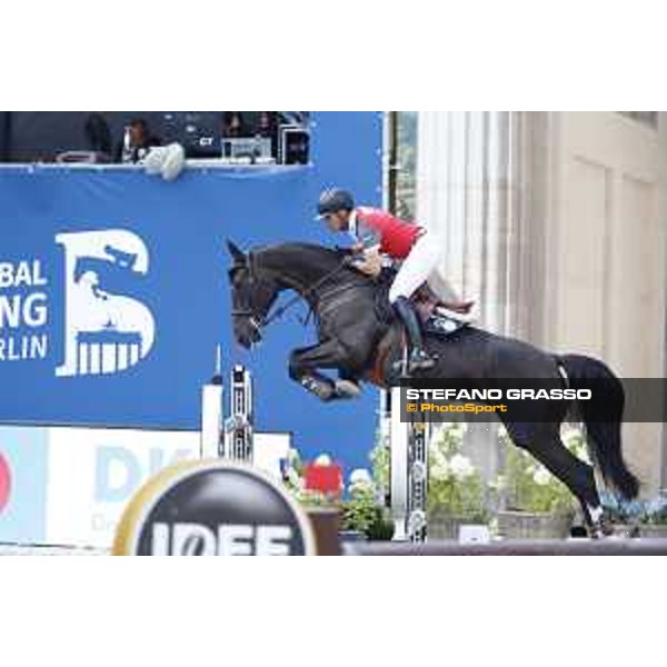 LGCT of Berlin - Class 1 - Romain Duguet (SUI) on Ubiana d\'Albain - Berlin, Sommergarten, 27 July 2018 - ph.Stefano Grasso/LGCT