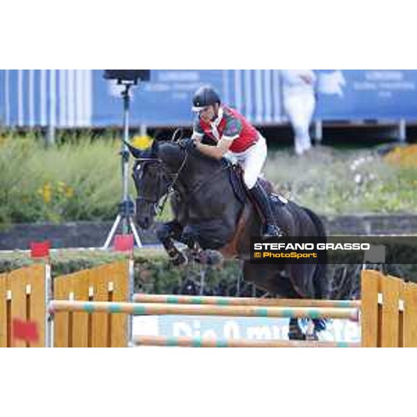 LGCT of Berlin - Class 1 - Romain Duguet (SUI) on Ubiana d\'Albain - Berlin, Sommergarten, 27 July 2018 - ph.Stefano Grasso/LGCT