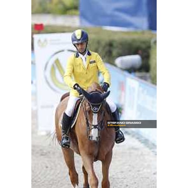 LGCT of Berlin - Class 1 - Yuri Mansur (BRA) on Opium du Soufflet CH - Berlin, Sommergarten, 27 July 2018 - ph.Stefano Grasso/LGCT