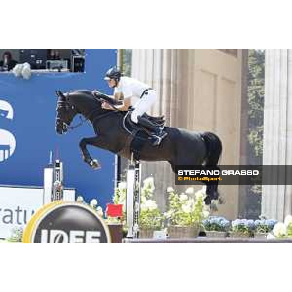LGCT of Berlin - Class 1 - Constant van Paesschen (BEL) on Vendetta Treize - Berlin, Sommergarten, 27 July 2018 - ph.Stefano Grasso/LGCT