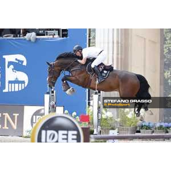LGCT of Berlin - Class 1 - Gerco Schroder (NED) on Glock\'s Zaranza - Berlin, Sommergarten, 27 July 2018 - ph.Stefano Grasso/LGCT