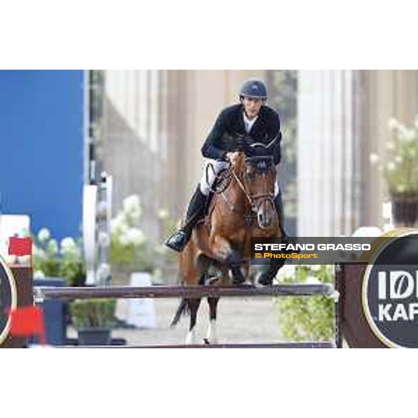 LGCT of Berlin - Class 1 - Kevin Staut (FRA) on For Joy van?t Zorgvliet HDC - Berlin, Sommergarten, 27 July 2018 - ph.Stefano Grasso/LGCT