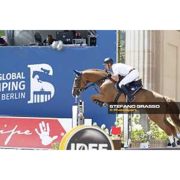 LGCT of Berlin - Class 1 - Mario Stevens (GER) on Talisman de Mazure - Berlin, Sommergarten, 27 July 2018 - ph.Stefano Grasso/LGCT