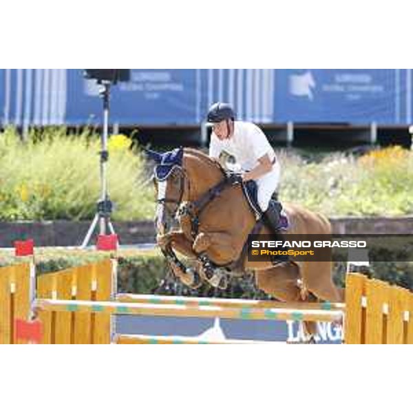 LGCT of Berlin - Class 1 - Mario Stevens (GER) on Talisman de Mazure - Berlin, Sommergarten, 27 July 2018 - ph.Stefano Grasso/LGCT