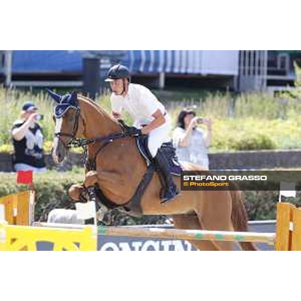 LGCT of Berlin - Class 1 - Mario Stevens (GER) on Talisman de Mazure - Berlin, Sommergarten, 27 July 2018 - ph.Stefano Grasso/LGCT