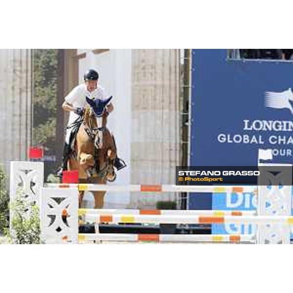 LGCT of Berlin - Class 1 - Mario Stevens (GER) on Talisman de Mazure - Berlin, Sommergarten, 27 July 2018 - ph.Stefano Grasso/LGCT