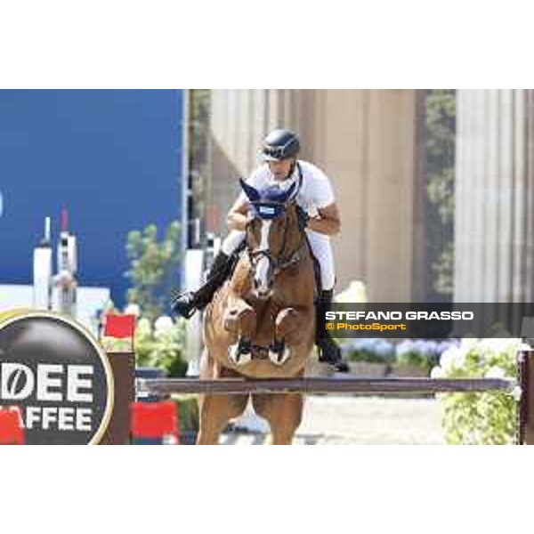 LGCT of Berlin - Class 1 - Holger Wulschner (GER) on Zuckersuess d\'Argilla - Berlin, Sommergarten, 27 July 2018 - ph.Stefano Grasso/LGCT