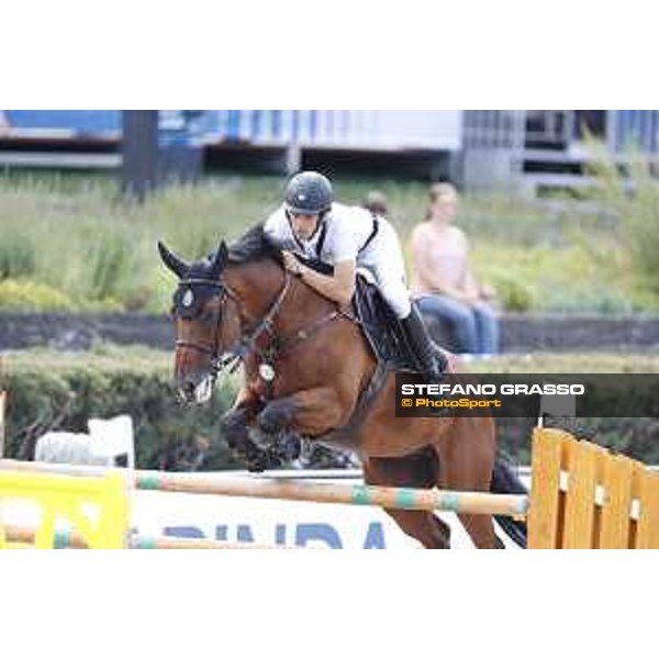 LGCT of Berlin - Class 1 - Eduardo Alvarez Aznar (ESP) on Rokfeller de Pleville Bois Margot - Berlin, Sommergarten, 27 July 2018 - ph.Stefano Grasso/LGCT