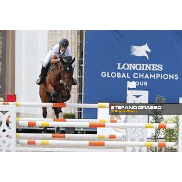 LGCT of Berlin - Class 1 - Eduardo Alvarez Aznar (ESP) on Rokfeller de Pleville Bois Margot - Berlin, Sommergarten, 27 July 2018 - ph.Stefano Grasso/LGCT