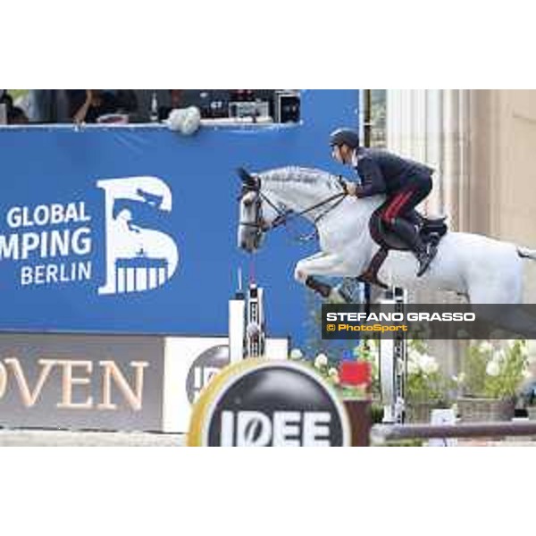 LGCT of Berlin - Class 1 - Emanuele Gaudiano on Caspar 232 - Berlin, Sommergarten, 27 July 2018 - ph.Stefano Grasso/LGCT