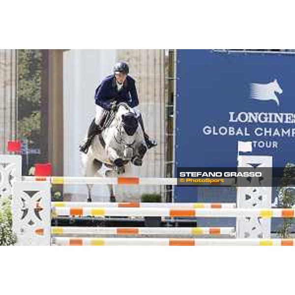 LGCT of Berlin - Class 1 - Martin Fuchs (SUI) on Chica B Z - Berlin, Sommergarten, 27 July 2018 - ph.Stefano Grasso/LGCT