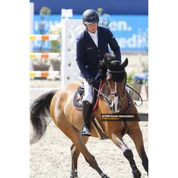 LGCT of Berlin - Class 1 - Cameron Hanley (IRL) on Theoreme du Desir - Berlin, Sommergarten, 27 July 2018 - ph.Stefano Grasso/LGCT