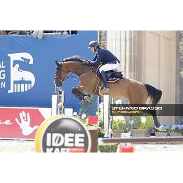 LGCT of Berlin - Class 1 - Cameron Hanley (IRL) on Theoreme du Desir - Berlin, Sommergarten, 27 July 2018 - ph.Stefano Grasso/LGCT