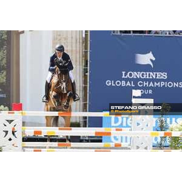 LGCT of Berlin - Class 1 - Cameron Hanley (IRL) on Theoreme du Desir - Berlin, Sommergarten, 27 July 2018 - ph.Stefano Grasso/LGCT