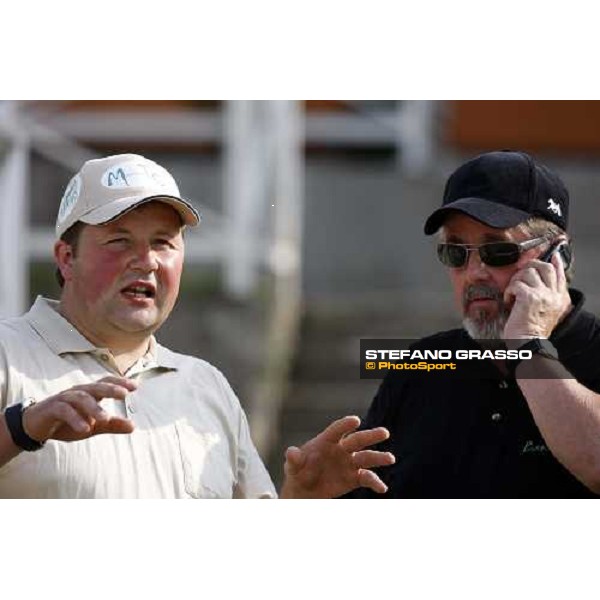 at left Joze Judez, General Secretary and the President Viktor Dolinsek of Ljubljana racecourse Ljubljana, 6th july 2008 ph. Stefano Grasso