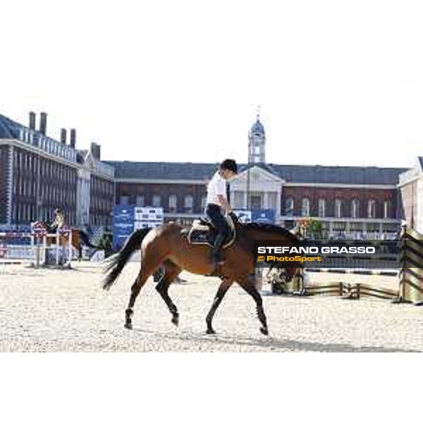 LGCT of London - Warm up - Edwina Tops-Alexander on Veronese Team Joy - London, , 2 August 2018 - ph.Stefano Grasso/LGCT