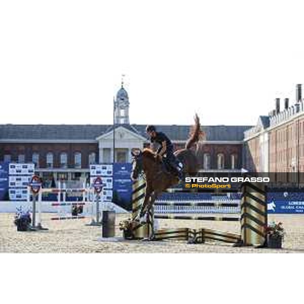 LGCT of London - Warm up - Lorenzo de Luca on Halifax van het Kluizebos - London, , 2 August 2018 - ph.Stefano Grasso/LGCT