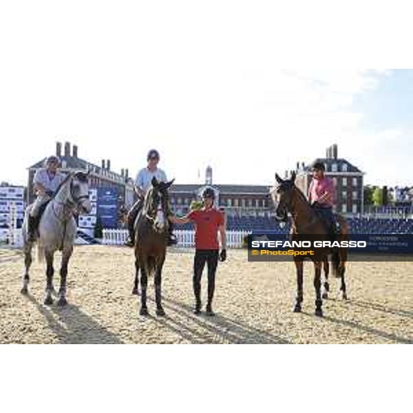 LGCT of London - Warm up - John, Michael, William and Robert Whitaker - London, , 2 August 2018 - ph.Stefano Grasso/LGCT